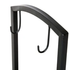 OUTSUNNY HOMCOM Double Tier Firewood Log Rack - Black - 820-143 -OUTSUNNY Sales Shop outsunny 820 143 5