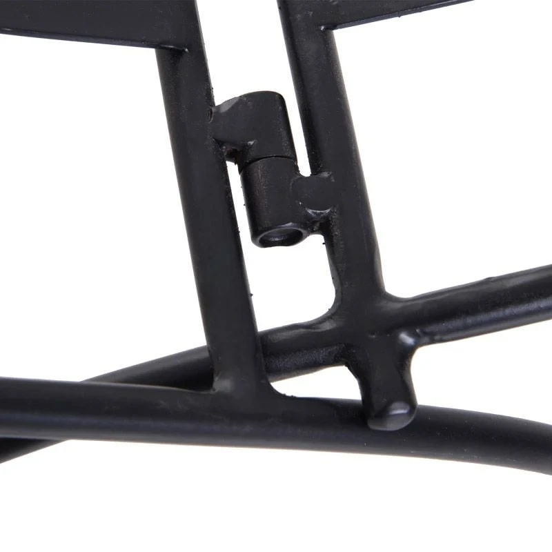 Outsunny Folding Wood Log Holder - Black - 820-150 7 Outsunny Folding Wood Log Holder - Black - 820-150 - Image 7