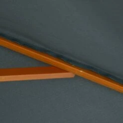 Outsunny 3x3m Wood Square Patio Parasol - Dark Grey - 840-026CG -OUTSUNNY Sales Shop outsunny 840 026cg 10