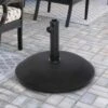 Outsunny 25kg Round Umbrella Base - Black - 840-047 21 Outsunny 25kg Round Umbrella Base - Black - 840-047 -OUTSUNNY Sales Shop outsunny 840 047
