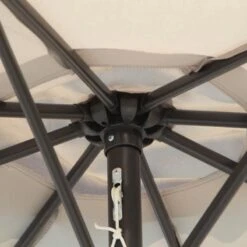 Outsunny 3m Patio Parasol With Tilt And Crank - Light Grey - 840-070GY -OUTSUNNY Sales Shop outsunny 840 070gy 7