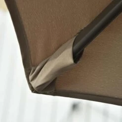 Outsunny 3m Beach Hanging Umbrella Parasol - Beige - 840-122 -OUTSUNNY Sales Shop outsunny 840 122 7