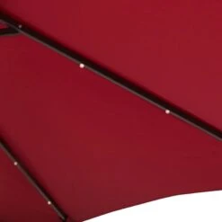 Outsunny Umbrella Parasol 24 Solar LED - Wine Red - 840-125WR -OUTSUNNY Sales Shop outsunny 840 125wr 8