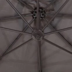 Outsunny 3m Cantilever Aluminium Frame Outdoor Garden Parasol - Grey - 840-126GY -OUTSUNNY Sales Shop outsunny 840 126gy 7