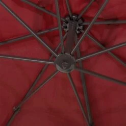 Outsunny 3m Cantilever Parasol With Aluminium Frame - Wine Red - 840-126WR 16 Outsunny 3m Cantilever Parasol With Aluminium Frame - Wine Red - 840-126WR -OUTSUNNY Sales Shop outsunny 840 126wr 6