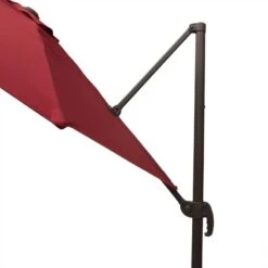 Outsunny 3m Cantilever Parasol With Aluminium Frame - Wine Red - 840-126WR 15 Outsunny 3m Cantilever Parasol With Aluminium Frame - Wine Red - 840-126WR -OUTSUNNY Sales Shop outsunny 840 126wr 7