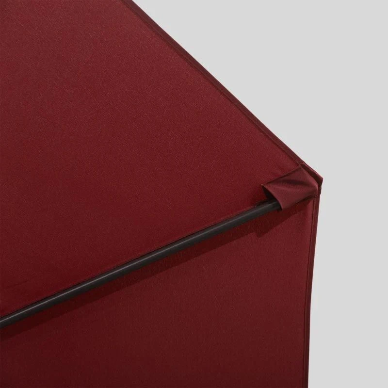 Outsunny 3m Cantilever Parasol With Aluminium Frame - Wine Red - 840-126WR 5 Outsunny 3m Cantilever Parasol With Aluminium Frame - Wine Red - 840-126WR - Image 5