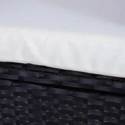 Outsunny 2 Seat Rattan Bistro Chair And Table Set - Black - 841-094 -OUTSUNNY Sales Shop outsunny 841 094 7