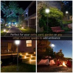 Outsunny Solar Powered Lamp Post - Black - 842-107 15 Outsunny Solar Powered Lamp Post - Black - 842-107 -OUTSUNNY Sales Shop outsunny 842 107 5