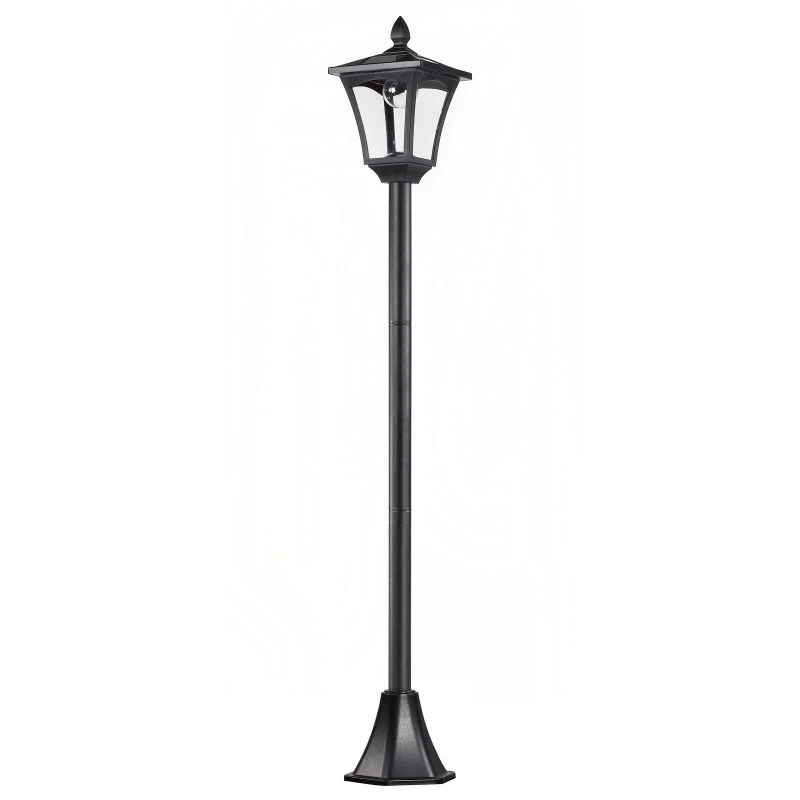 Outsunny Solar Powered Lamp - Black - 842-108 10 Outsunny Solar Powered Lamp - Black - 842-108 - Image 10