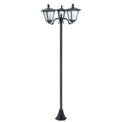 Outsunny Solar Sensor Garden Lamp - Black - 842-109 -OUTSUNNY Sales Shop outsunny 842 109 6