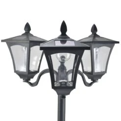 Outsunny Solar Sensor Garden Lamp - Black - 842-109 -OUTSUNNY Sales Shop outsunny 842 109 7