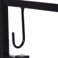 Outsunny Firewood Stand Log Rack Holder - Black - 842-129 -OUTSUNNY Sales Shop outsunny 842 129 6