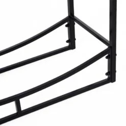 Outsunny Firewood Stand Log Rack Holder - Black - 842-129 -OUTSUNNY Sales Shop outsunny 842 129 7