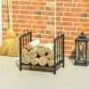 Outsunny Firewood Log Rack - Black - 842-209 -OUTSUNNY Sales Shop outsunny 842 209 9