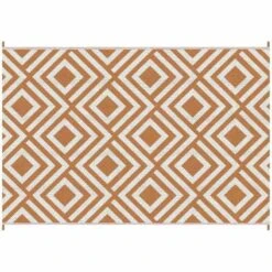 Outsunny Reversible Outdoor Rug With Carry Bag And Ground Stakes - Brown & White - 844-637V01TE 14 Outsunny Reversible Outdoor Rug With Carry Bag And Ground Stakes - Brown & White - 844-637V01TE -OUTSUNNY Sales Shop outsunny 844 637v01te 7