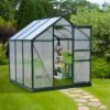 Outsunny Walk In Mini Greenhouse With Sliding Door & Roof Vent 190L X 192W X 201Hcm - Dark Green - 845-058 4 Outsunny Walk In Mini Greenhouse With Sliding Door & Roof Vent 190L X 192W X 201Hcm - Dark Green - 845-058 -OUTSUNNY Sales Shop outsunny 845 058