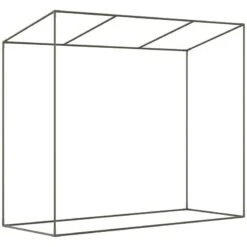 Outsunny Walk-in Patio Greenhouse With Steel Frame 200L X 76W X 168Hcm - White - 845-144V01WT 18 Outsunny Walk-in Patio Greenhouse With Steel Frame 200L X 76W X 168Hcm - White - 845-144V01WT -OUTSUNNY Sales Shop outsunny 845 144v01wt frame