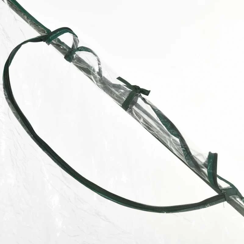 Outsunny Walk In PVC Greenhouse With Zip-up Door & Window 180L X 100W X 168Hcm - Transparent - 845-154V00CR 7 Outsunny Walk In PVC Greenhouse With Zip-up Door & Window 180L X 100W X 168Hcm - Transparent - 845-154V00CR - Image 7