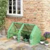 Outsunny Mini Polytunnel Greenhouse With Zipper Windows 180L X 90W X 90Hcm - Green - 845-204V03GN -OUTSUNNY Sales Shop outsunny 845 204v03gn