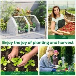 Outsunny Small Polytunnel Steel Frame Greenhouse 180L X 90W X 90Hcm - White - 845-204V03WT -OUTSUNNY Sales Shop outsunny 845 204v03wt use