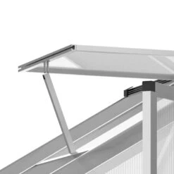 Outsunny PC Walk-In Greenhouse With Rain Gutters 303L X 183W X 195Hcm - Transparent & Silver - 845-243V02 16 Outsunny PC Walk-In Greenhouse With Rain Gutters 303L X 183W X 195Hcm - Transparent & Silver - 845-243V02 -OUTSUNNY Sales Shop outsunny 845 243v02 vent