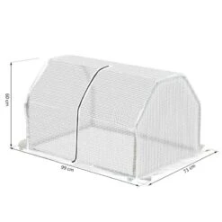 Outsunny Mini PVC Cover Greenhouse 60H X 99L X 71Wcm - White Transparent - 845-301 -OUTSUNNY Sales Shop outsunny 845 301 dimensions