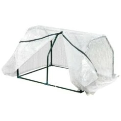 Outsunny Mini PVC Cover Greenhouse 60H X 99L X 71Wcm - White Transparent - 845-301 -OUTSUNNY Sales Shop outsunny 845 301 full