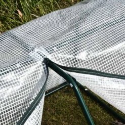 Outsunny Mini PVC Cover Greenhouse 60H X 99L X 71Wcm - White Transparent - 845-301 -OUTSUNNY Sales Shop outsunny 845 301 zipper
