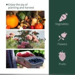 Outsunny Steel Tunnel Greenhouse 200L X 100W X 80Hcm - Green & Dark Green - 845-305V01 -OUTSUNNY Sales Shop outsunny 845 305v01 use