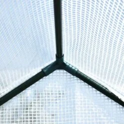 Outsunny 6 X 4ft Walk In Steeple Polytunnel Greenhouse With Four Shelves - White & Green - 845-306V01 16 Outsunny 6 X 4ft Walk In Steeple Polytunnel Greenhouse With Four Shelves - White & Green - 845-306V01 -OUTSUNNY Sales Shop outsunny 845 306v01 frame