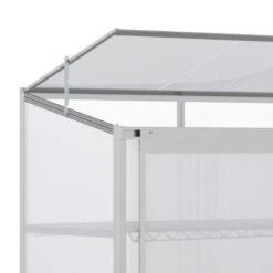 Outsunny 3 Tier Cold Frame Mini Greenhouse 139.5H X 131L X 58Wcm - Silver - 845-329 -OUTSUNNY Sales Shop outsunny 845 329 adjustable2