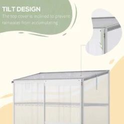 Outsunny 3 Tier Cold Frame Mini Greenhouse 139.5H X 131L X 58Wcm - Silver - 845-329 -OUTSUNNY Sales Shop outsunny 845 329 tilt