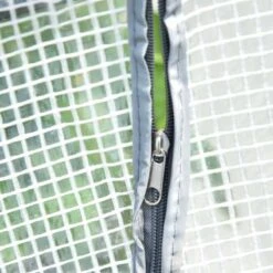 Outsunny Mini Greenhouse With 2 Roll-Up Windows 120L X 60W X 60Hcm - White - 845-368V02WT -OUTSUNNY Sales Shop outsunny 845 368v02wt zipper