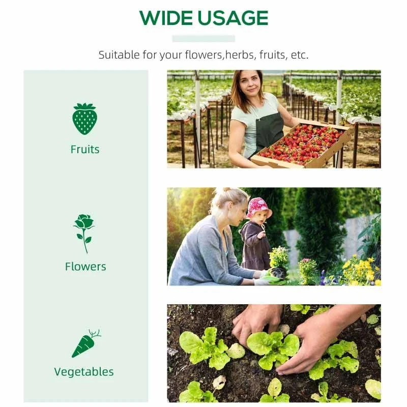 Outsunny Mini Greenhouse With Observation Windows 119W X 60D X 60H Cm - Green - 845-368V03 7 Outsunny Mini Greenhouse With Observation Windows 119W X 60D X 60H Cm - Green - 845-368V03 - Image 7