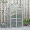 Outsunny Wooden Cold Frame Greenhouse With PC Board 80 X 47 X 138cm - Grey - 845-370GY 21 Outsunny Wooden Cold Frame Greenhouse With PC Board 80 X 47 X 138cm - Grey - 845-370GY -OUTSUNNY Sales Shop outsunny 845 370gy