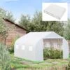 Outsunny Walk In Greenhouse Replacement Cover With Windows & Door 4.5 X 3 X 2m - White - 845-616V01WT 21 Outsunny Walk In Greenhouse Replacement Cover With Windows & Door 4.5 X 3 X 2m - White - 845-616V01WT -OUTSUNNY Sales Shop outsunny 845 616v01wt