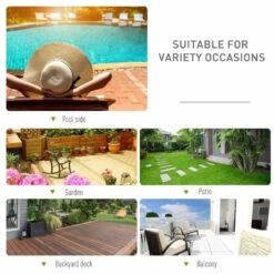 Outsunny Foldable Mesh Garden Rocking Chair - Grey - 84A-079GY -OUTSUNNY Sales Shop outsunny 84a 079gy 6