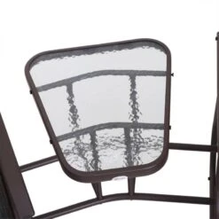 Outsunny 3 Piece Rattan Bistro Set With Rocking Chairs - Brown/Grey - 84A-084 13 Outsunny 3 Piece Rattan Bistro Set With Rocking Chairs - Brown/Grey - 84A-084 -OUTSUNNY Sales Shop outsunny 84a 084 7