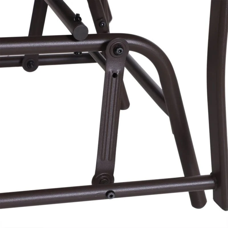 Outsunny 3 Piece Rattan Bistro Set With Rocking Chairs - Brown/Grey - 84A-084 3 Outsunny 3 Piece Rattan Bistro Set With Rocking Chairs - Brown/Grey - 84A-084 - Image 3