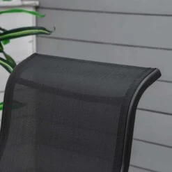 Outsunny 2 Gliding Garden Rocking Chair With Table - Black - 84A-134BK -OUTSUNNY Sales Shop outsunny 84a 134bk 7