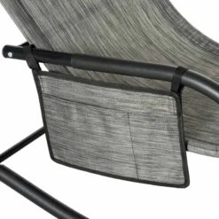 Outsunny Mesh Recliner Rocking Garden Chair - Dark Grey - 84A-160V70GY -OUTSUNNY Sales Shop outsunny 84a 160v70gy 8