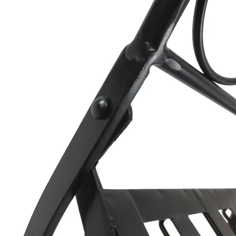 Outsunny 3 Piece Mosaic Metal Bistro Set - Black - 84B-052 6 Outsunny 3 Piece Mosaic Metal Bistro Set - Black - 84B-052 - Image 6