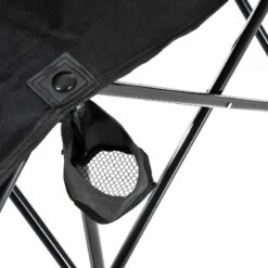 Outsunny 6 Seater Sports Folding Chair With Cup Holder & Carry Bag - Black - 84B-066BK -OUTSUNNY Sales Shop outsunny 84b 066bk 2