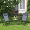 Outsunny 3 Piece Outdoor Rocking Bistro Set - Grey - 84B-202GY 20 Outsunny 3 Piece Outdoor Rocking Bistro Set - Grey - 84B-202GY -OUTSUNNY Sales Shop outsunny 84b 202gy