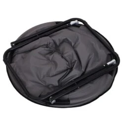 Outsunny Folding Saucer Moon Chair - Grey - 84B-299GY -OUTSUNNY Sales Shop outsunny 84b 299gy 8