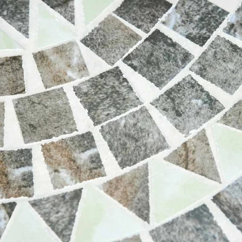 Outsunny 3 Piece Mosaic Tile Bistro Set Table And Folding Chairs - Grey - 84B-525 3 Outsunny 3 Piece Mosaic Tile Bistro Set Table And Folding Chairs - Grey - 84B-525 - Image 3