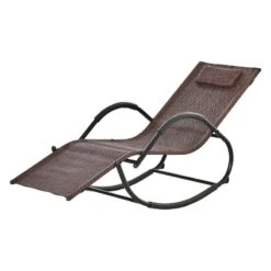 Outsunny Garden Rocking Chair - Brown - 84B-679BN -OUTSUNNY Sales Shop outsunny 84b 679bn 10