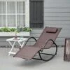 Outsunny Garden Rocking Chair - Brown - 84B-679BN 20 Outsunny Garden Rocking Chair - Brown - 84B-679BN -OUTSUNNY Sales Shop outsunny 84b 679bn 9