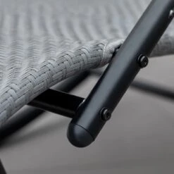 Outsunny Garden Rocking Chair - Grey - 84B-679GY -OUTSUNNY Sales Shop outsunny 84b 679gy 8